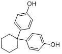 CAS:843-55-0_1,1'-双(4-羟基苯基)环己烷的分子结构