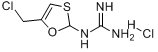 CAS:84545-70-0_2-胍基-4-氯甲基噻唑盐酸盐的分子结构