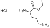CAS:84772-29-2_L-鸟氨酸乙酯盐酸盐的分子结构