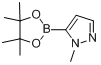 CAS:847818-74-0_1-甲基-1H-吡唑-5-硼酸频哪醇酯的分子结构