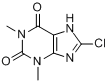 CAS:85-18-7_8-氯茶碱的分子结构