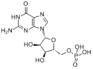 CAS:85-32-5_鸟苷酸的分子结构