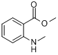 CAS:85-91-6_2-(甲氨基)苯甲酸甲酯的分子结构