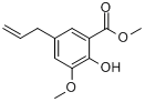 CAS:85614-43-3_5-烯丙基-3-甲氧基水杨酸甲酯的分子结构