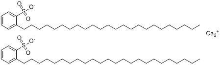 CAS:85865-90-3_二(二十四烷基苯磺酸)钙的分子结构