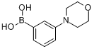 CAS:863377-22-4_3-吗啉苯硼酸的分子结构