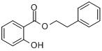 CAS:87-22-9_2-羟基苯甲酸-2-苯基乙酯的分子结构