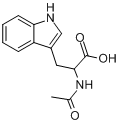 CAS:87-32-1_N-乙酰-DL-色氨酸的分子结构