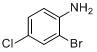 CAS:873-38-1_2-溴-4-氯苯胺的分子结构