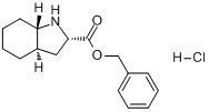 CAS:87679-38-7_(2S,3aR,7aS)-1H-八氢吲哚-2-羧酸苄酯盐酸盐的分子结构