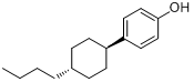 CAS:88581-00-4_4-(反式-4-丁基环己基)苯酚的分子结构