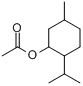 CAS:89-48-5_乙酸薄荷酯的分子结构