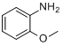 CAS:90-04-0_邻甲氧基苯胺的分子结构