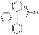 CAS:900-91-4_3,3,3-三苯基丙酸的分子结构