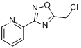 CAS:90002-06-5_2-[5-(氯甲基)-1,2,4-恶二唑-3-基]吡啶的分子结构