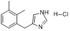 CAS:90038-01-0_盐酸地托咪定的分子结构