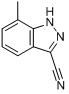 CAS:90322-84-2_3-Cyano-7-methyl-1H-indazoleķӽṹ
