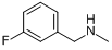 CAS:90389-84-7_3-氟-N-甲基苄胺的分子结构
