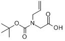 CAS:90600-20-7_Boc-L-烯丙基甘氨酸的分子结构