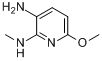 CAS:90817-34-8_3-氨基-2-甲氨基-6-甲氧基吡啶的分子结构