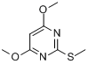 CAS:90905-46-7_2-巯基-4,6-二甲氧基嘧啶的分子结构