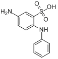 CAS:91-30-5_4-氨基二苯胺-2-磺酸的分子结构