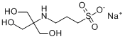 CAS:91000-53-2_3-[N-[三(羟甲基)甲基]氨基]丙磺酸钠的分子结构