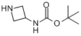 CAS:91188-13-5_3-N-叔丁氧羰基胺基环丁胺的分子结构