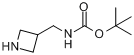 CAS:91188-15-7_3-Boc-氨甲基氮杂环丁烷的分子结构