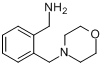 CAS:91271-82-8_1-[2-(吗啉-4-基甲基)苯基]甲胺的分子结构