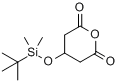 CAS:91424-40-7_3-叔丁基二甲硅氧基戊二酸酐的分子结构