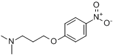 CAS:91430-80-7_N,N-二甲基-3-(4-硝基苯氧基)-1-丙胺的分子结构