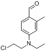 CAS:92-10-4_4-(N-乙基-N-氯乙基)氨基-2-甲基苯甲醛的分子结构