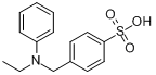 CAS:92-60-4_4-((乙基苯胺)甲基)苯磺酸的分子结构