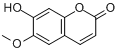 CAS:92-61-5_东莨菪内酯的分子结构