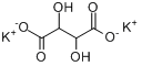 CAS:921-53-9_酒石酸钾的分子结构