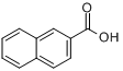 CAS:93-09-4_2-萘甲酸的分子结构