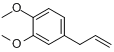 CAS:93-15-2_甲基丁香酚的分子结构