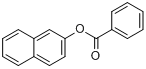 CAS:93-44-7_苯甲酸萘酚酯的分子结构