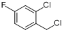 CAS:93286-22-7_2-氯-4-氟苄氯的分子结构