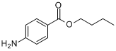 CAS:94-25-7_4-氨基苯甲酸丁酯的分子结构
