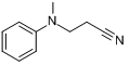 CAS:94-34-8_N-甲基-N-氰乙基苯胺的分子结构