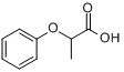 CAS:940-31-8_2-苯氧基丙酸的分子结构