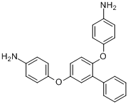 CAS:94148-67-1_1,4-二(4-氨基苯氧基)-2-苯基苯的分子结构