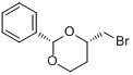 CAS:94340-00-8_(2S,4S)-(+)-4-溴-2-苯基-1,3-二氧六环的分子结构