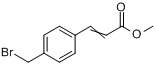 CAS:946-99-6_4-溴甲基肉桂酸甲酯的分子结构