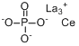 CAS:95823-34-0_掺杂铈铽的磷酸镧的分子结构