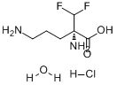 CAS:96020-91-6_依氟鸟氨酸盐酸盐一水合物的分子结构