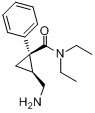 CAS:96847-55-1_左旋体米那普仑的分子结构