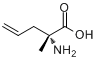 CAS:96886-55-4_(R)-2-氨基-2-甲基-4-戊烯酸的分子结构